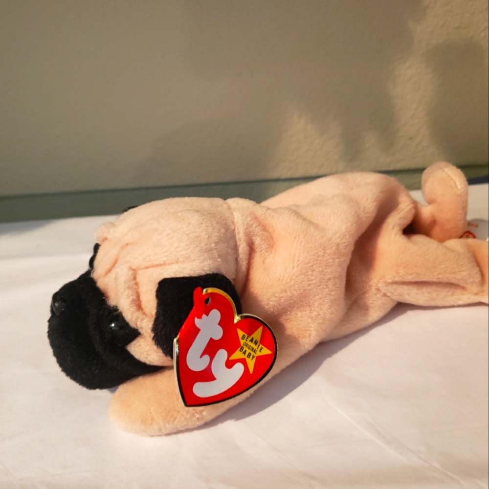 1996 Ty Beanie Babies Pugsly the Pug